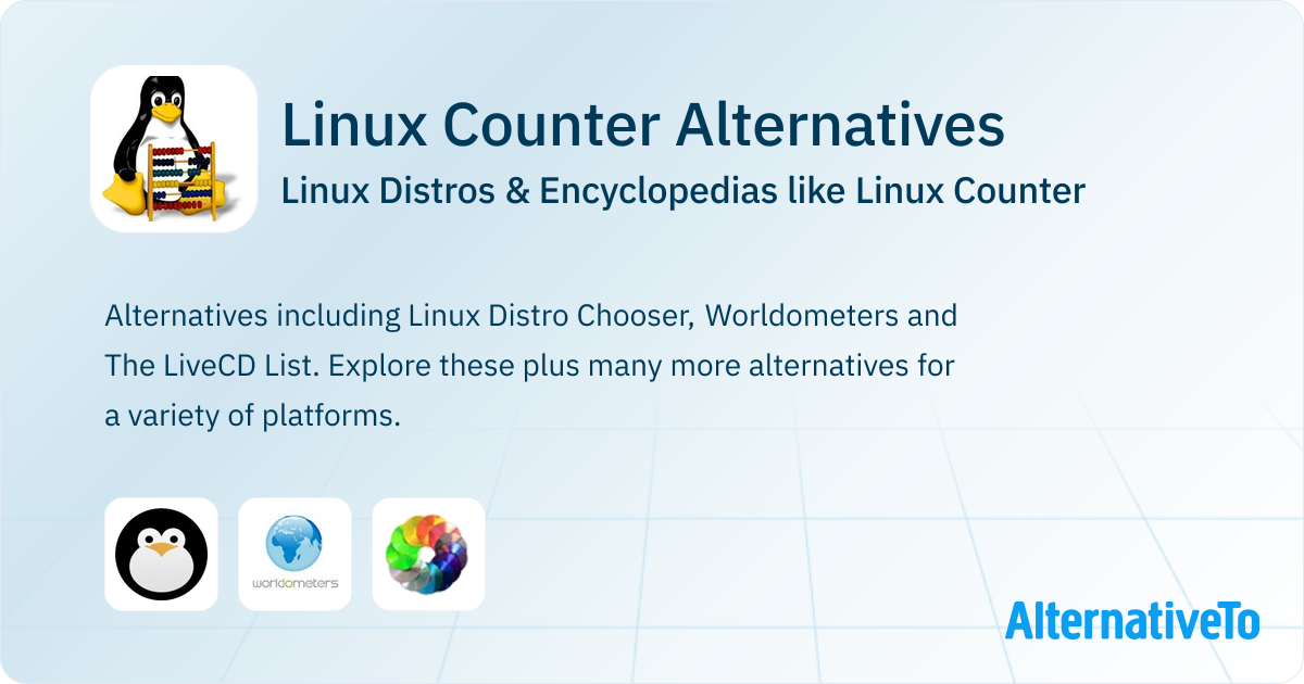Linux Counter Alternatives: Top 3 Linux Distros | AlternativeTo