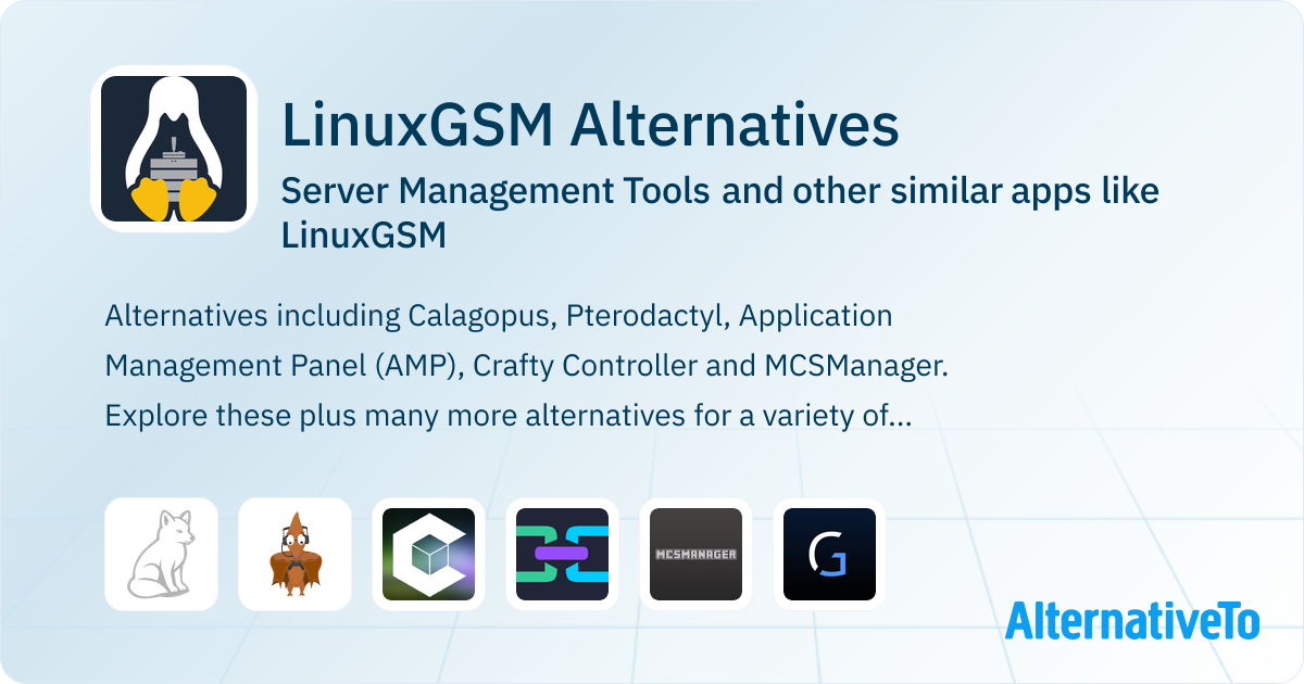 LinuxGSM Alternatives: Top 12 Server Management Tools & Similar Apps ...