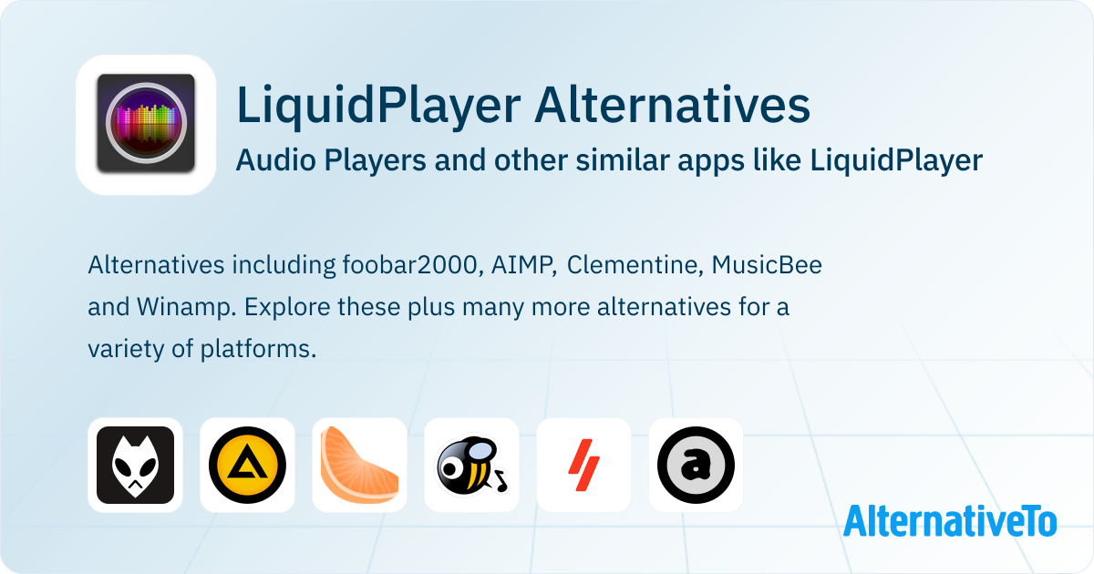 Liquid Audio Player LiquidPlayer Alternatives: Top 12 Audio Players & Similar Apps ...
