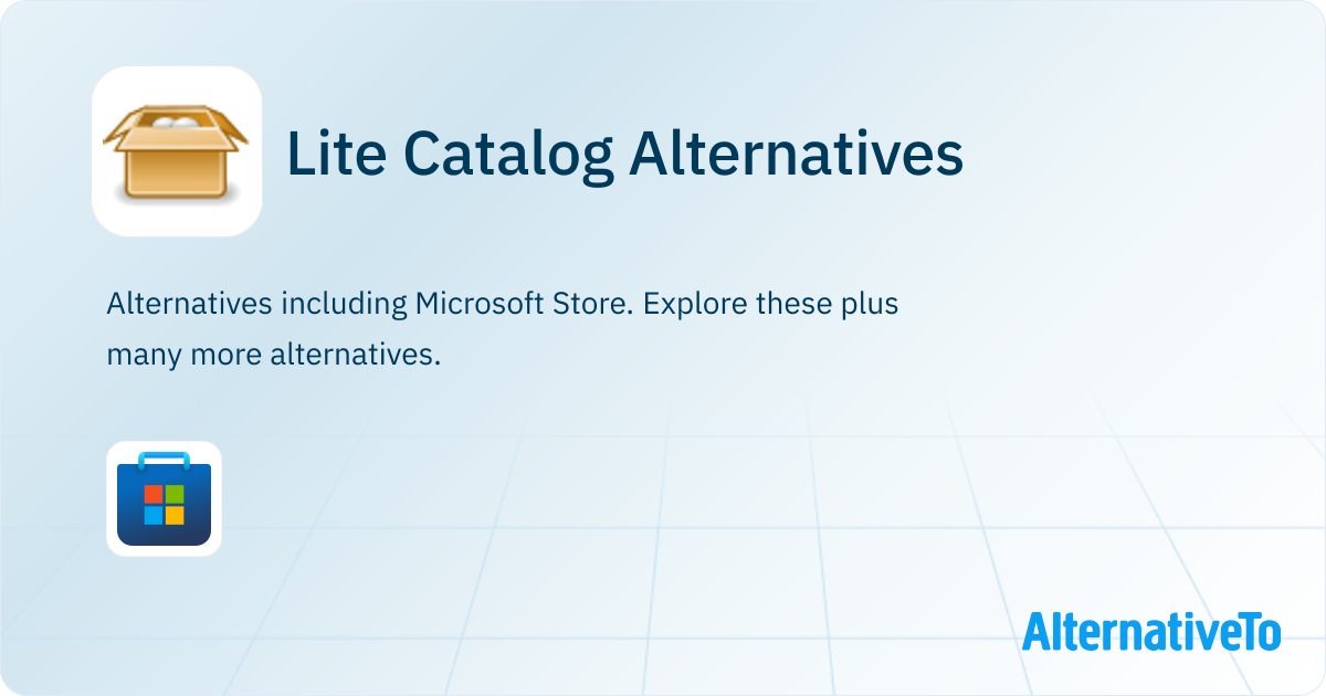 Lite Catalog Alternatives - Explore Similar Software | AlternativeTo