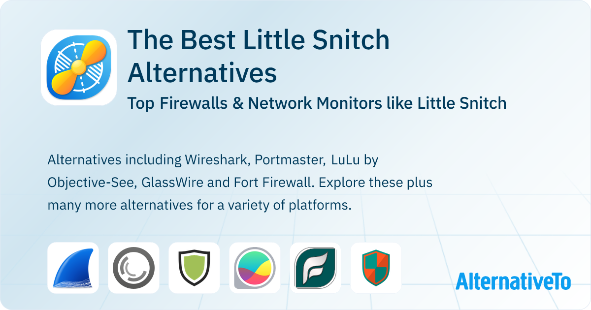 Best Little Snitch Alternatives: Top Firewalls in 2026 | AlternativeTo