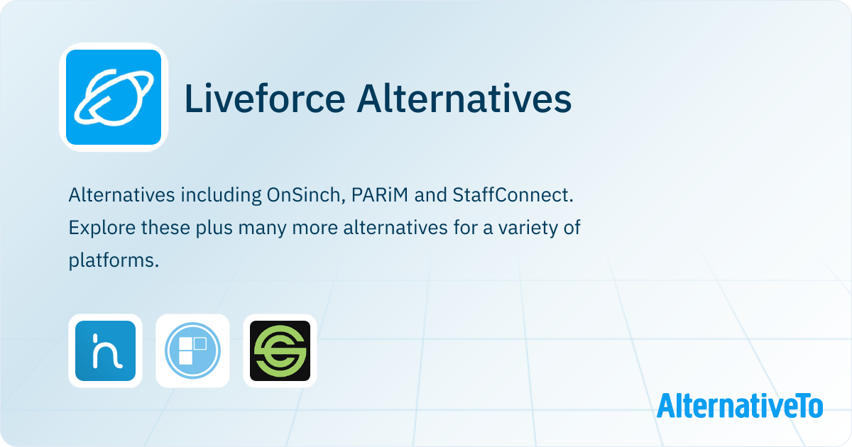 Liveforce Alternatives - Explore Similar Sites & Apps | AlternativeTo
