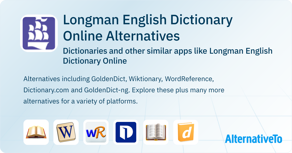 Longman English Dictionary Online Alternatives: Top 12 Dictionaries ...