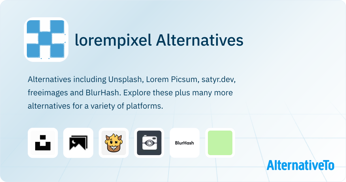 lorempixel Alternatives - Explore Similar Software | AlternativeTo