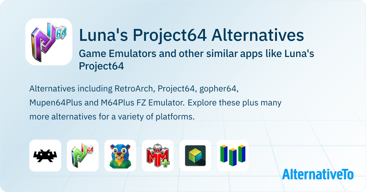 Luna's Project64 Alternatives: Top 14 Game Emulators & Similar Apps ...