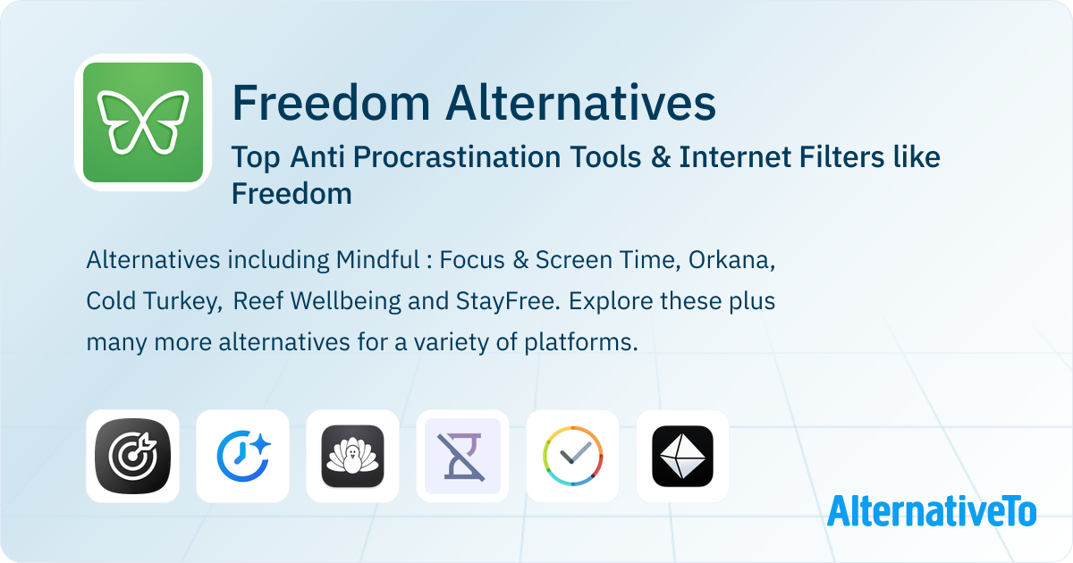 Great Freedom Alternatives: Top Anti Procrastination Tools in 2025 ...