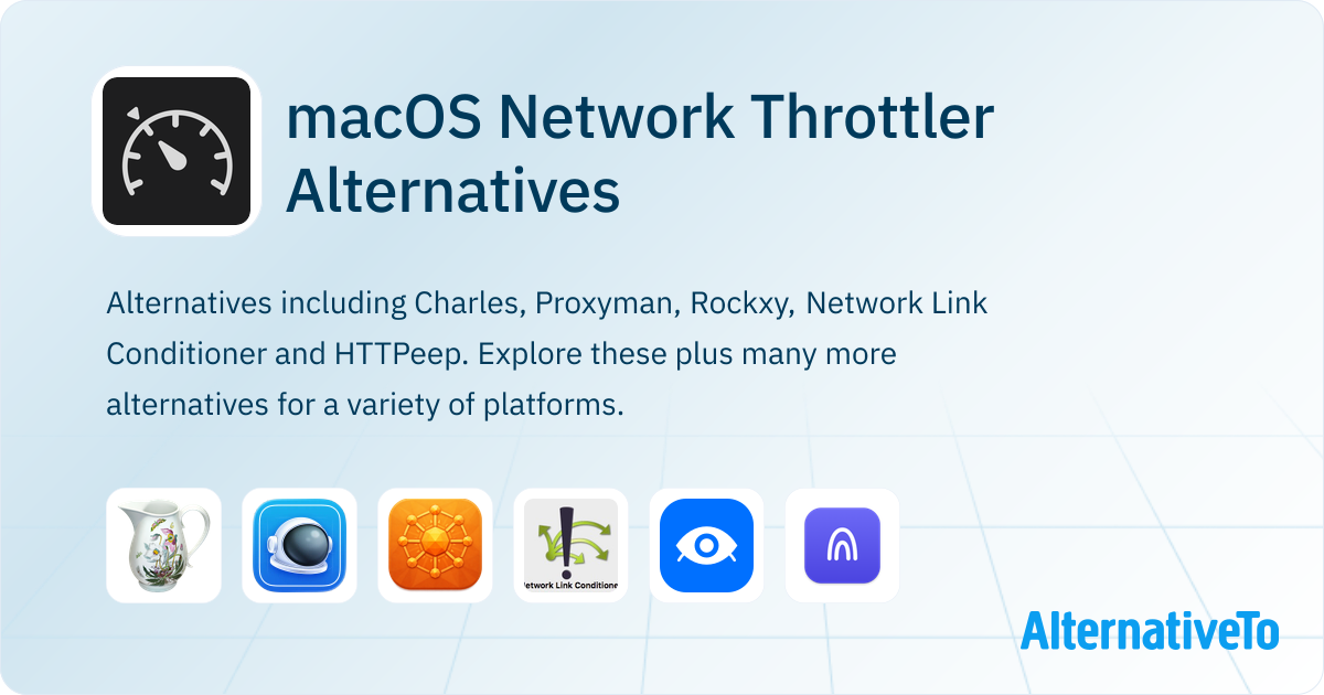 macOS Network Throttler Alternatives - Explore Similar Software ...