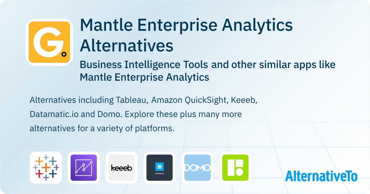 Mantle Enterprise Analytics Competitors: Top 17 Alternative Business ...