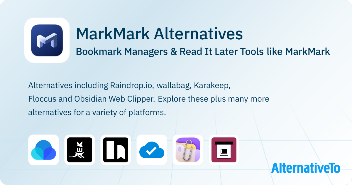 MarkMark Alternatives: Top 12 Bookmark Managers | AlternativeTo