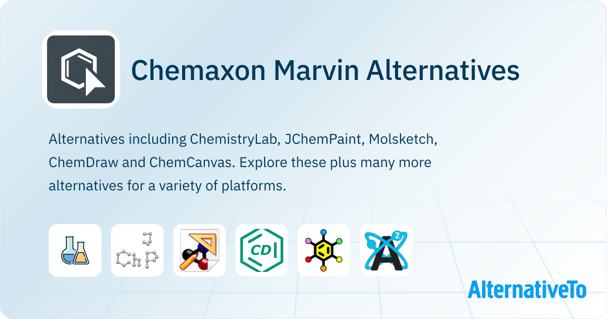 Chemaxon Marvin Alternatives - Explore Similar Software | AlternativeTo