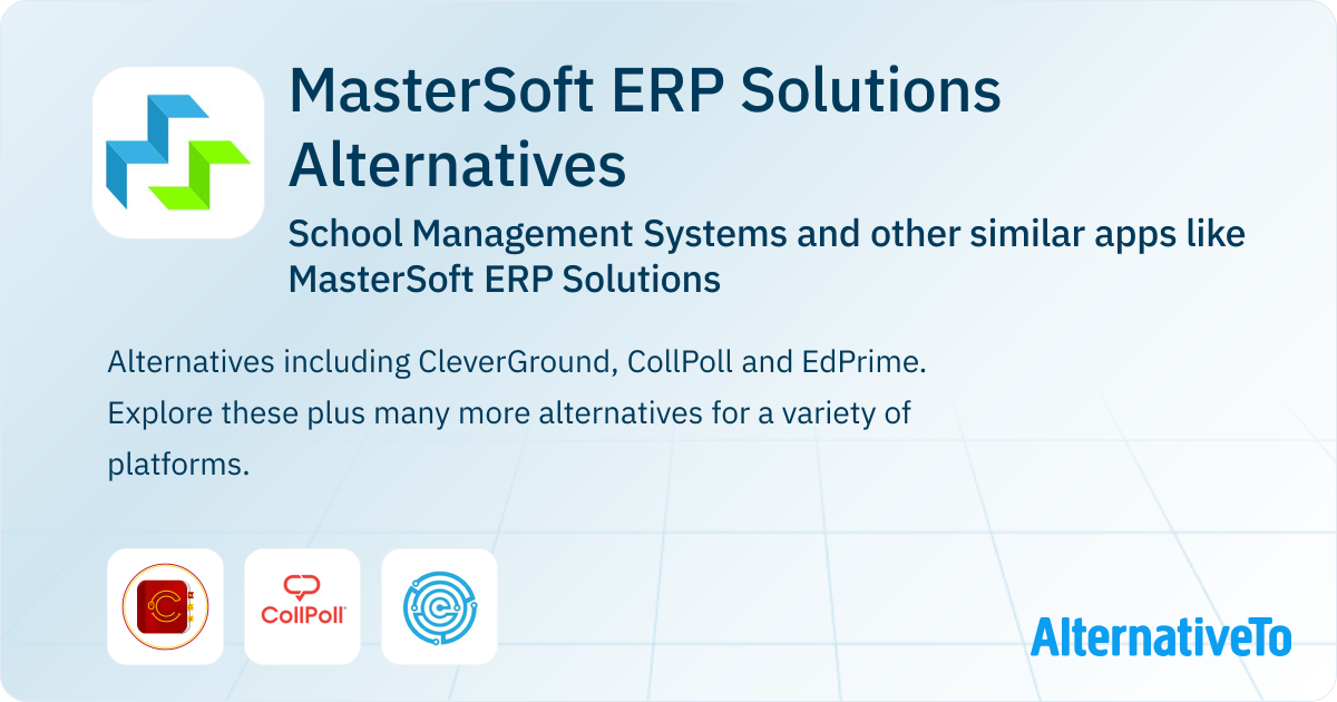 Mastersoft MasterSoft ERP Solutions Alternatives: Top 3 School Management Systems ...