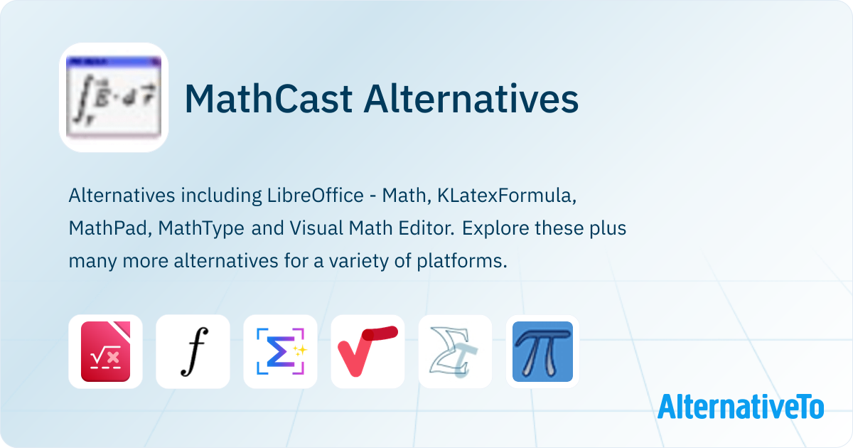 Mathcast Setting MathCast Alternatives - Explore Similar Software | AlternativeTo