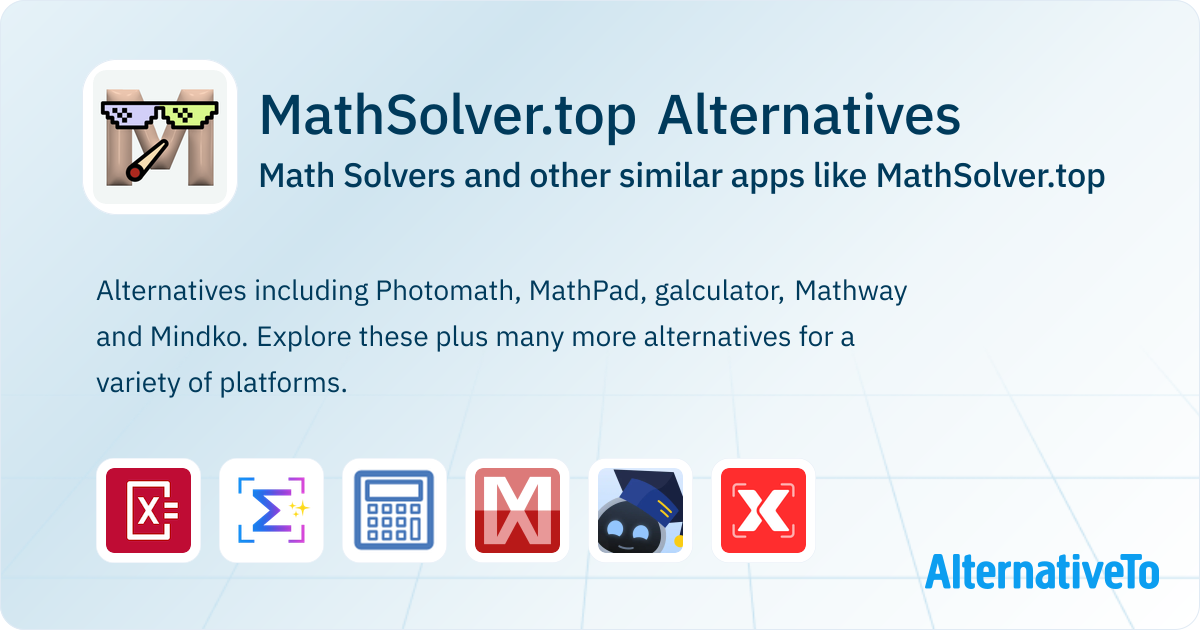 MathSolver.top Alternatives - Explore Similar Sites & Apps | AlternativeTo
