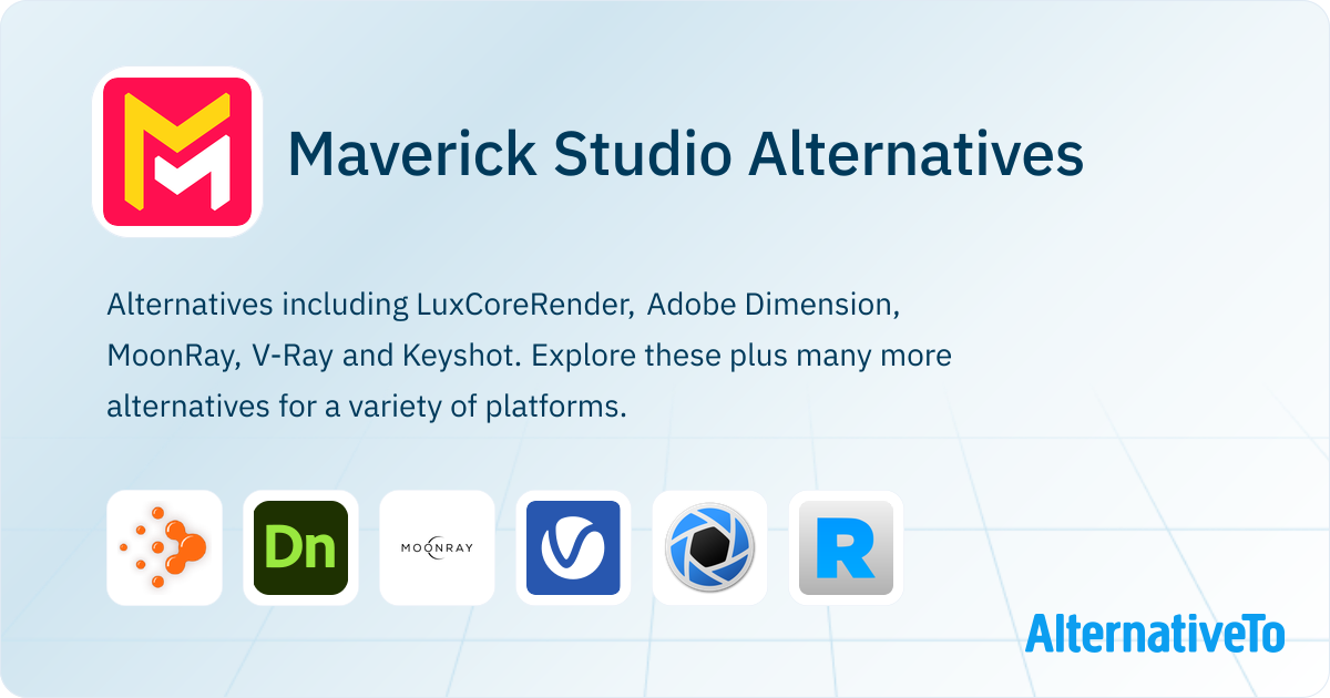 Maverick Studio Alternatives - Explore Similar Software | AlternativeTo