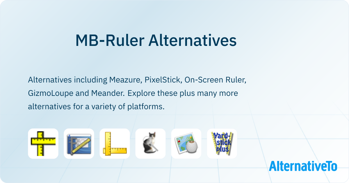 MB-Ruler Alternatives - Explore Similar Apps & Services | AlternativeTo