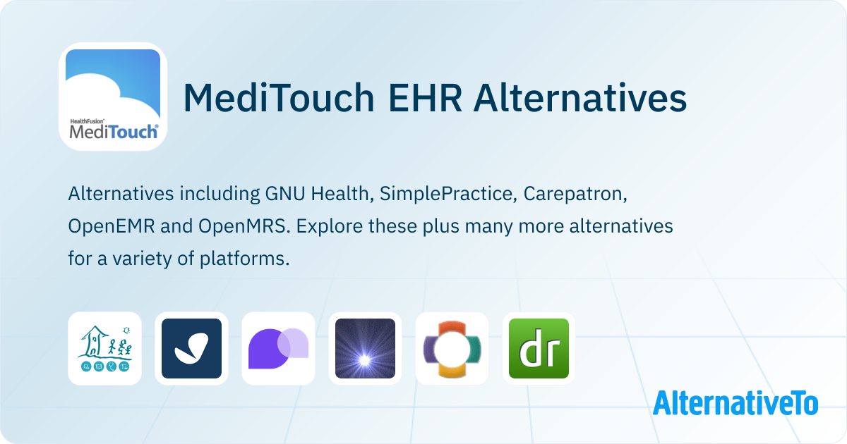 MediTouch EHR Alternatives - Explore Similar Sites & Apps | AlternativeTo
