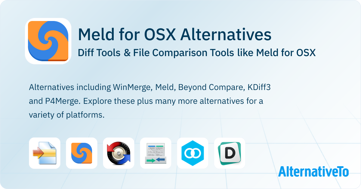 Meld for OSX Alternatives: Top 12 Diff Tools | AlternativeTo