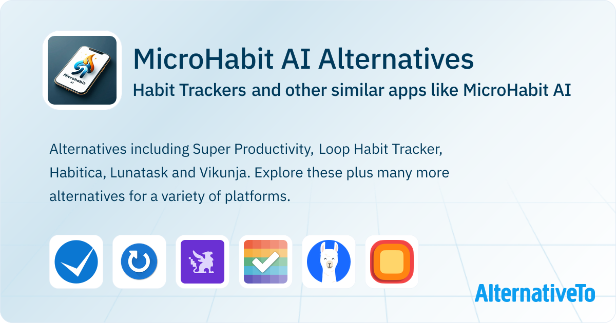MicroHabit AI Alternatives: Top 12 Habit Trackers & Similar Apps ...