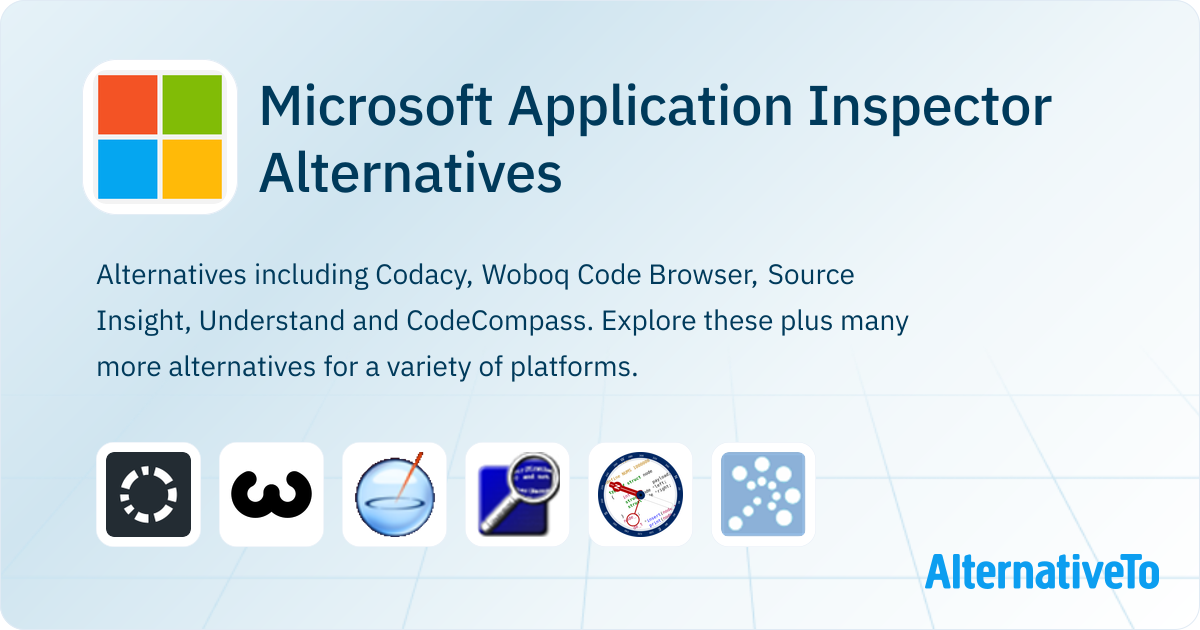 Microsoft Application Inspector Alternatives - Explore Similar Software ...