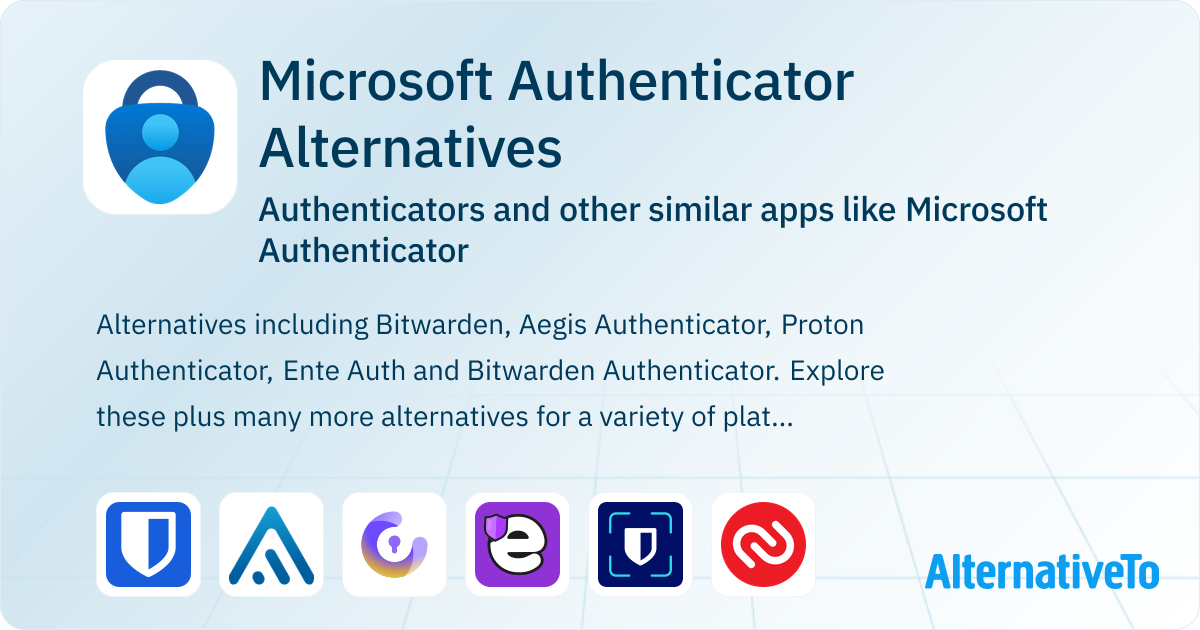 Microsoft Authenticator Alternatives Top 12 Authenticators & Similar