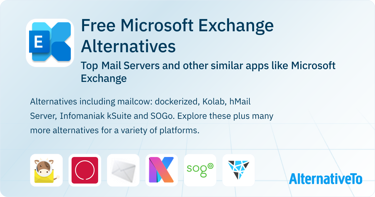 Free Microsoft Exchange Alternatives Top 19 Mail Servers AlternativeTo