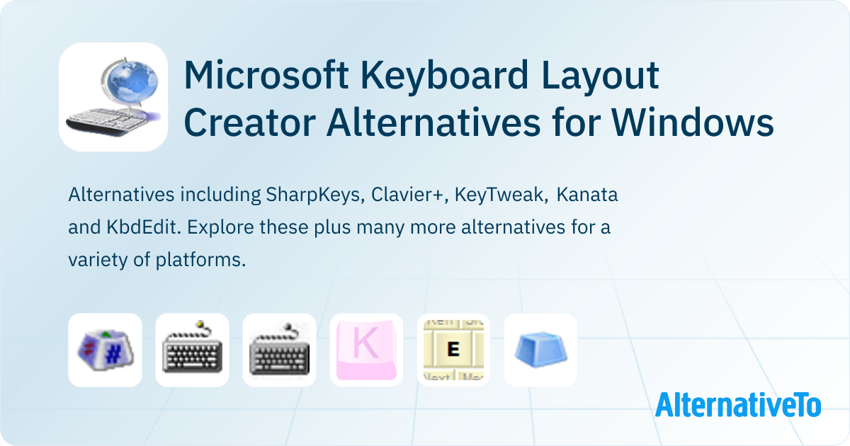 Keyboard Layout Alternative Rvst Microsoft Keyboard Layout Creator Alternatives for Windows: Top 10 Key ...