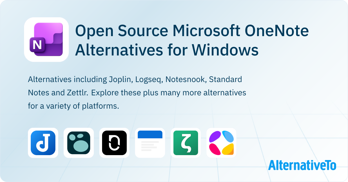 Open Source Microsoft OneNote Alternatives for Windows: Top 12 Note ...