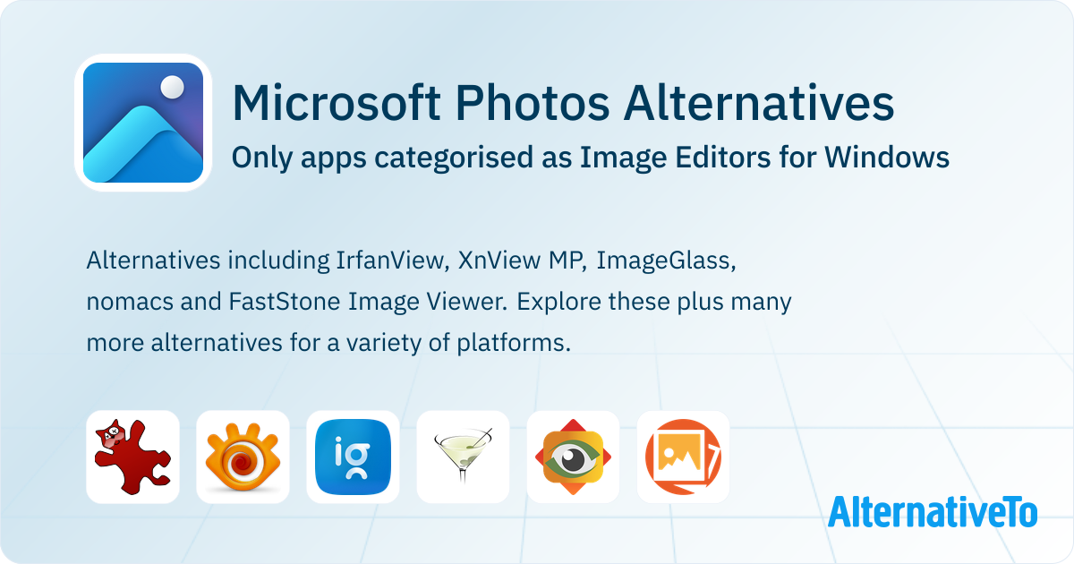 Microsoft Photos Alternatives for Windows: Top 12 Image Editors ...