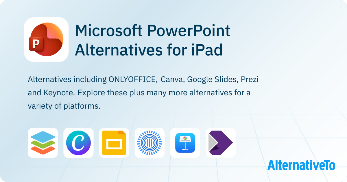 Different Powerpoint Apps Microsoft PowerPoint Alternatives for iPad: Top 19 Presentation Makers ...