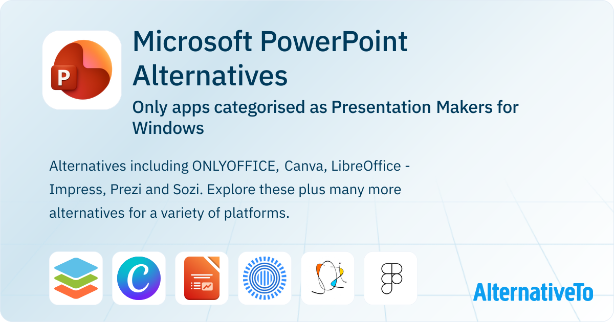 Microsoft PowerPoint Alternatives for Windows: Top 19 Presentation ...