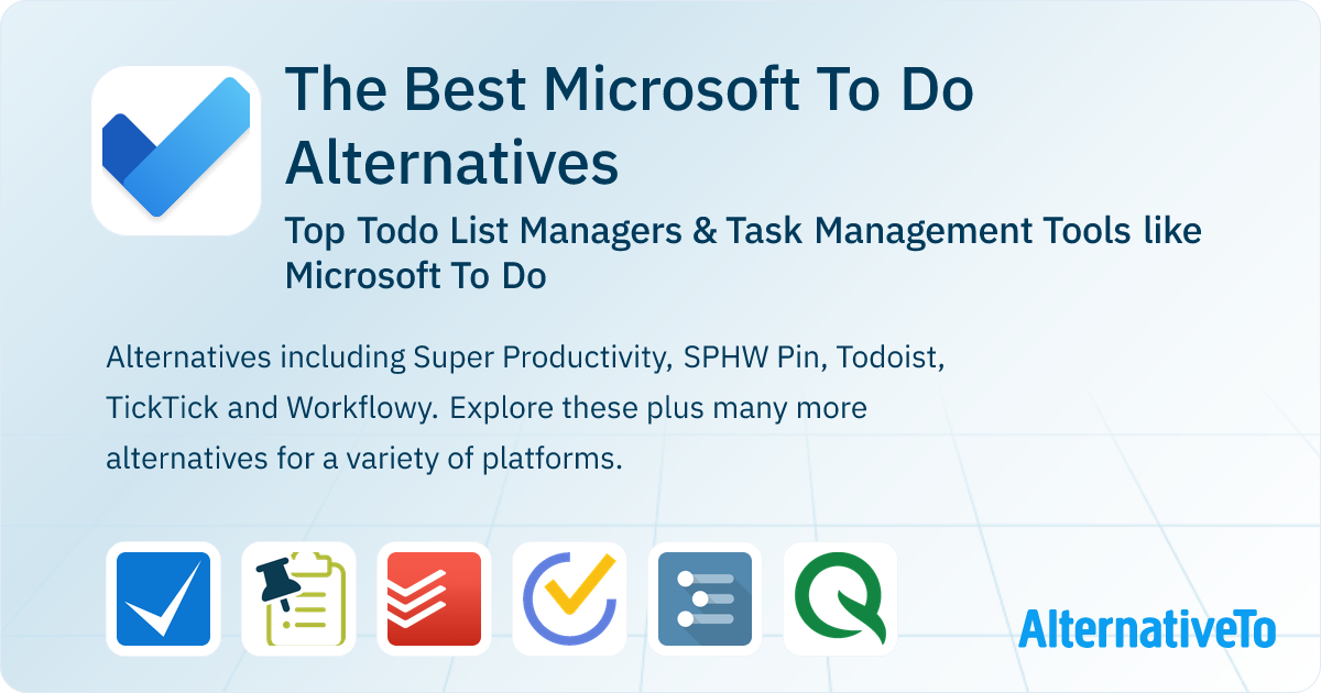 Best Microsoft To Do Alternatives: Top Todo List Managers in 2025 ...