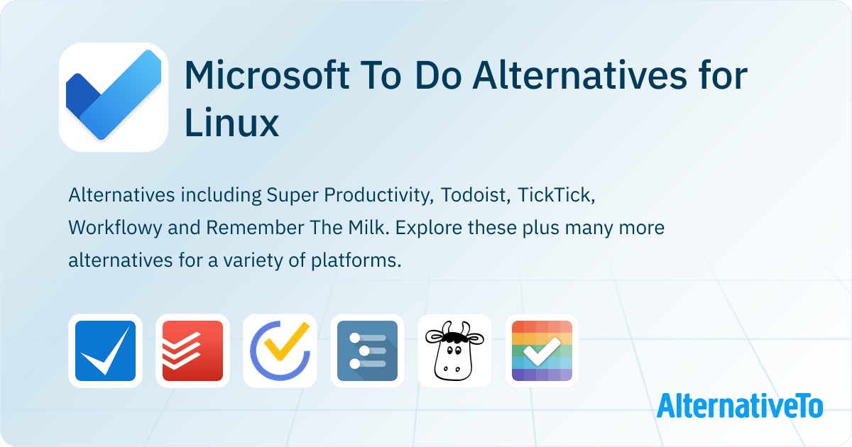 Microsoft To Do Alternatives for Linux Top 12 Todo List Managers