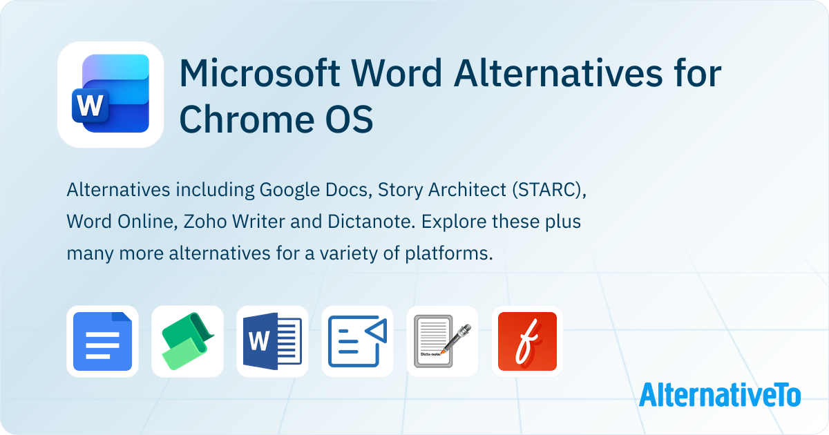 Microsoft Word Alternatives for Chrome OS Top 6 Word Processors