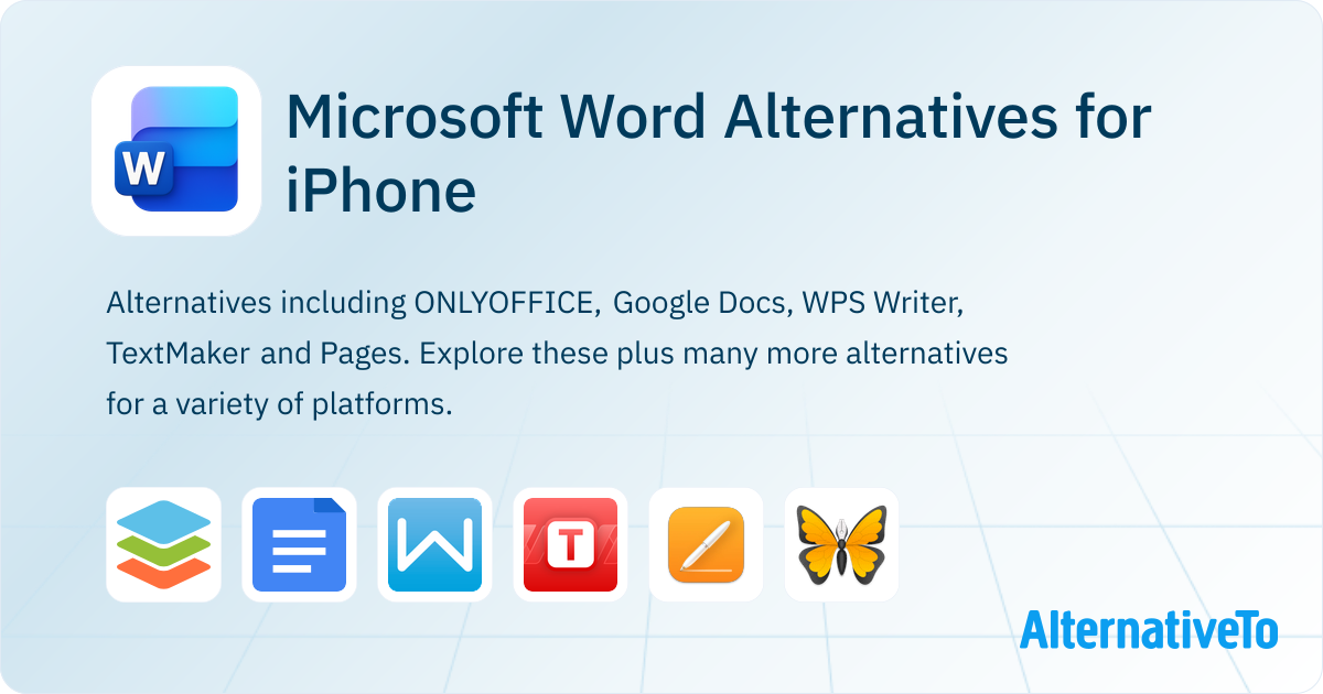Microsoft Word Alternatives for iPhone Top 15 Word Processors