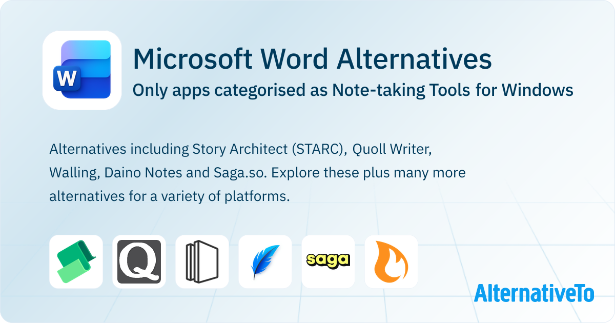 Microsoft Word Alternatives for Windows Top 13 Notetaking Tools