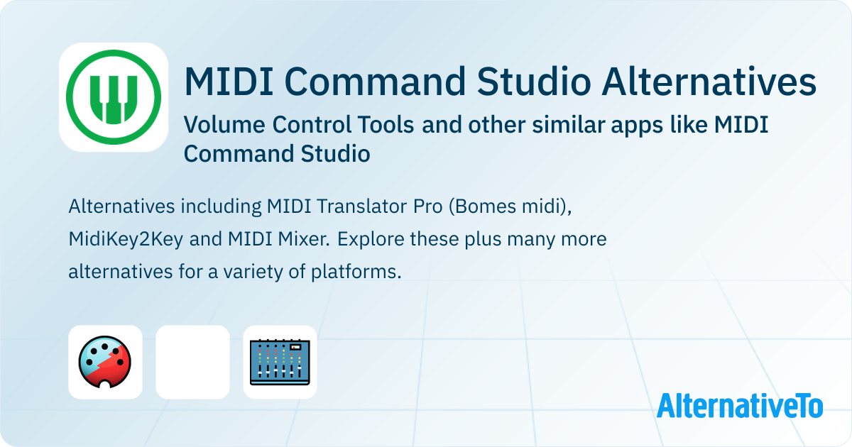 MIDI Command Studio Alternatives: Top 3 Volume Control Tools & Similar ...