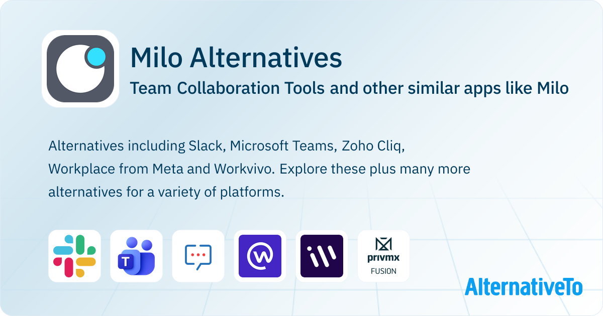 Milo Alternatives: Top 12 Team Collaboration Tools & Similar Apps ...