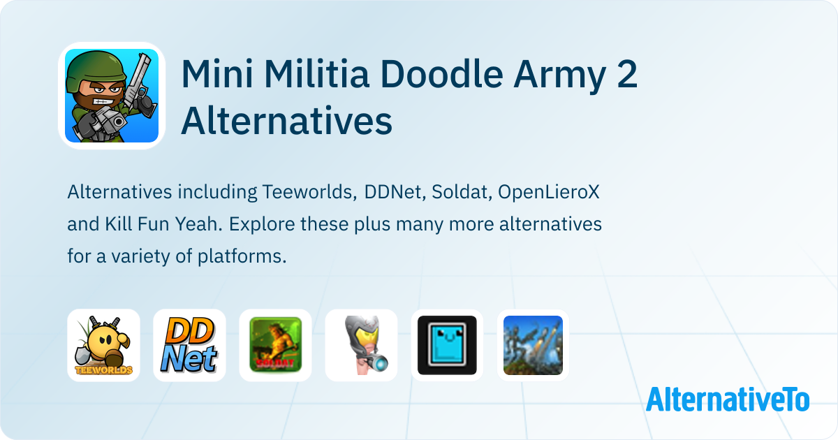 Mini Militia Doodle Army 2 Alternatives Explore Similar Apps