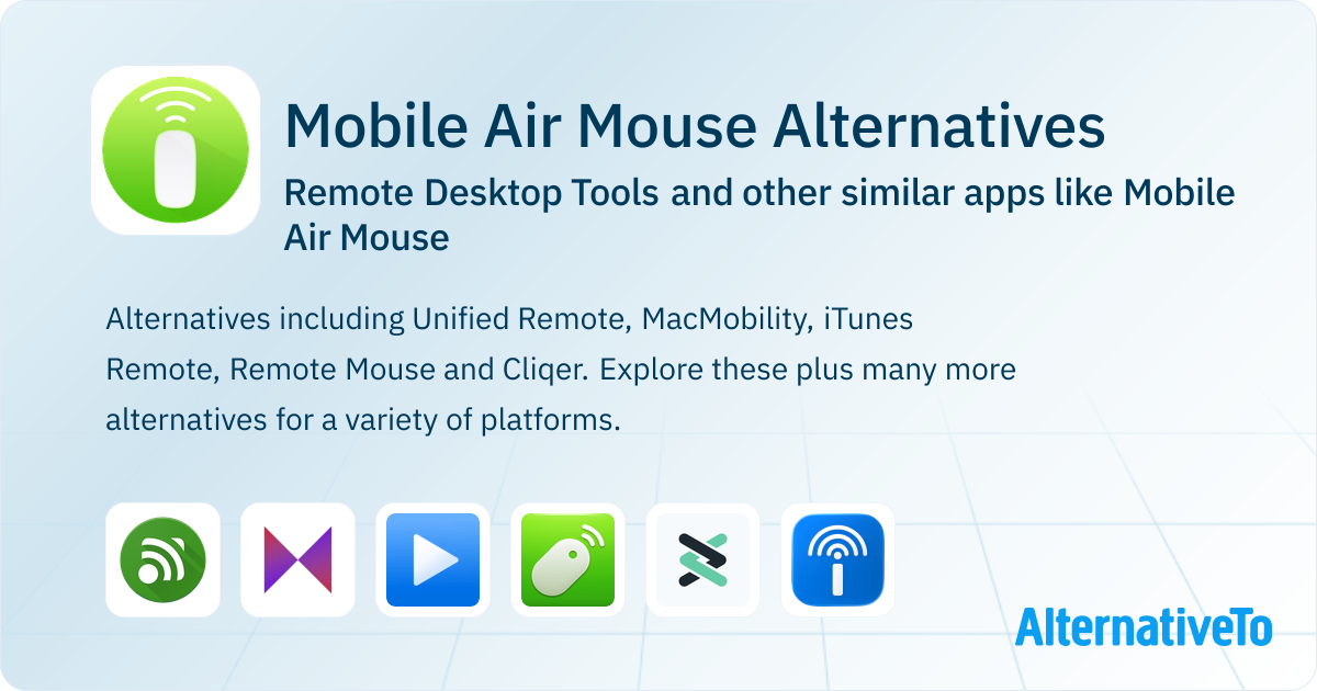 Alternative For Computer Mouse Mobile Air Mouse Alternatives: Top 12 Remote Desktop Tools & Similar ...