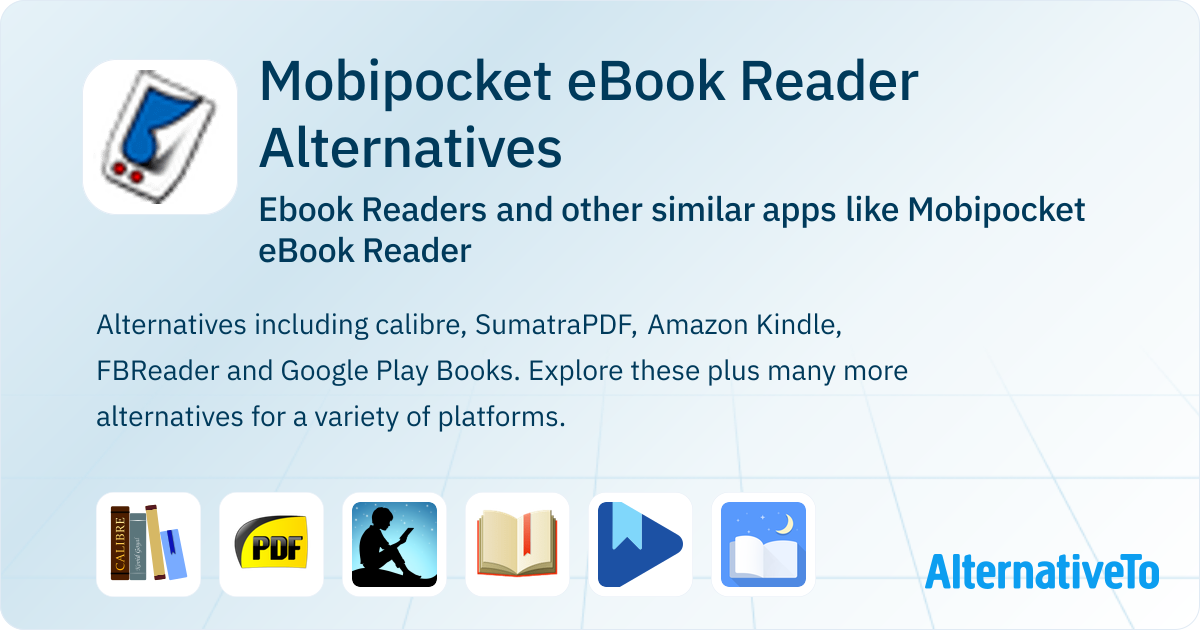Mobipocket eBook Reader Alternatives: Top 12 Ebook Readers & Similar ...