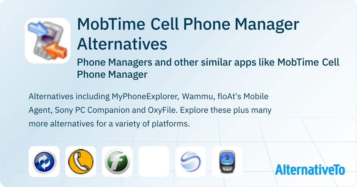 MobTime Cell Phone Manager Alternatives: Top 9 Phone Managers & Similar ...