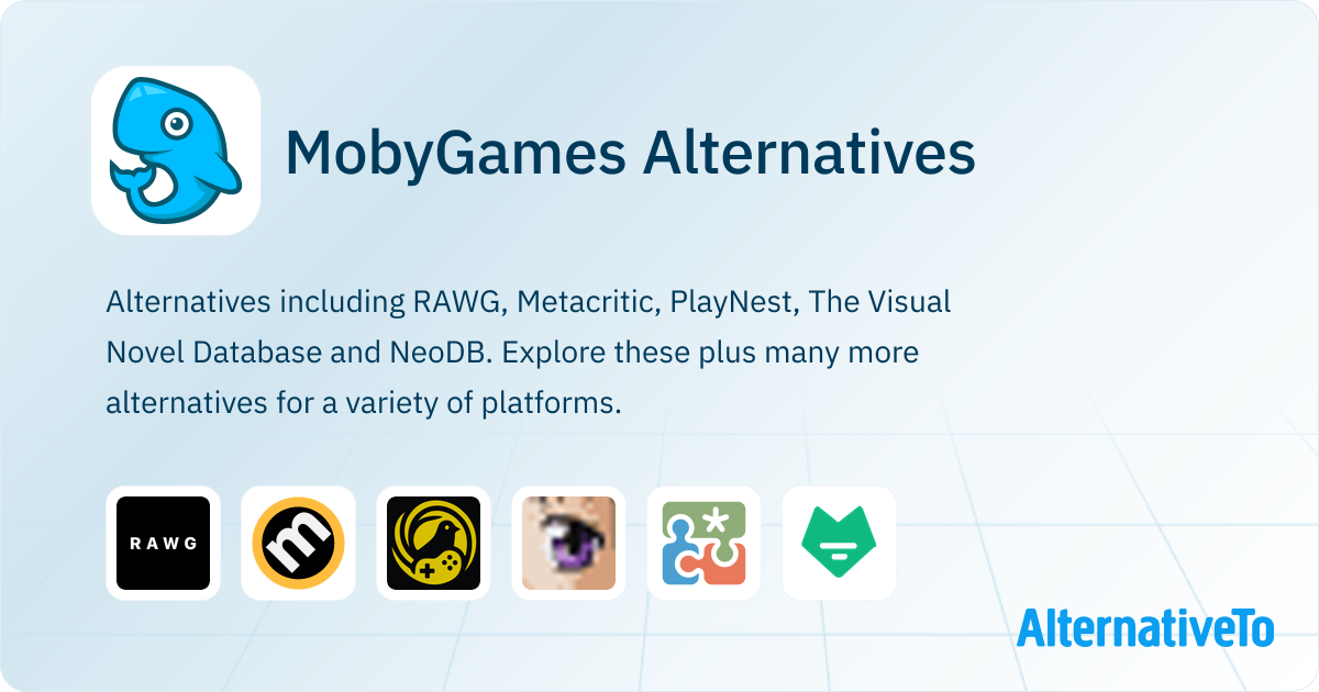 MobyGames Alternatives - Explore Similar Sites & Apps | AlternativeTo