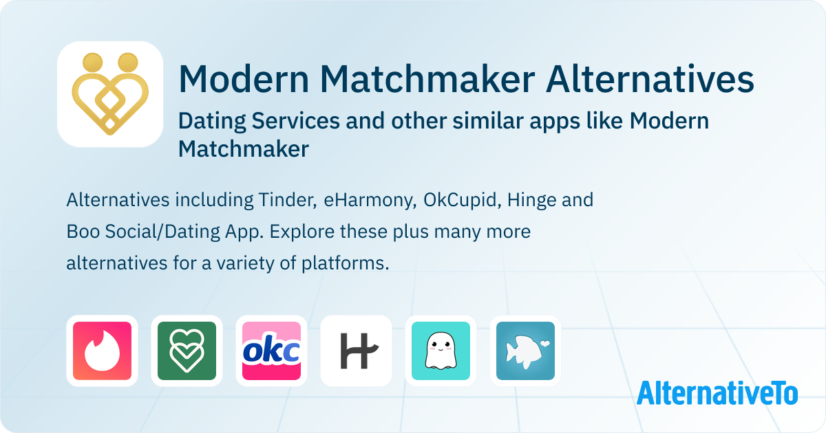 Matchmaker Software Logo Modern Matchmaker Alternatives: Top 10 Dating Services & Similar Apps ...