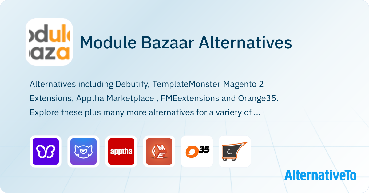 Bazar Add Module Bazaar Alternatives - Explore Similar Sites & Apps | AlternativeTo