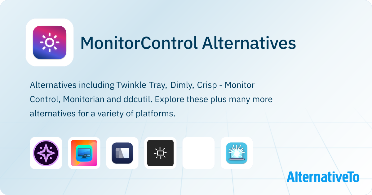 MonitorControl Alternatives - Explore Similar Software | AlternativeTo
