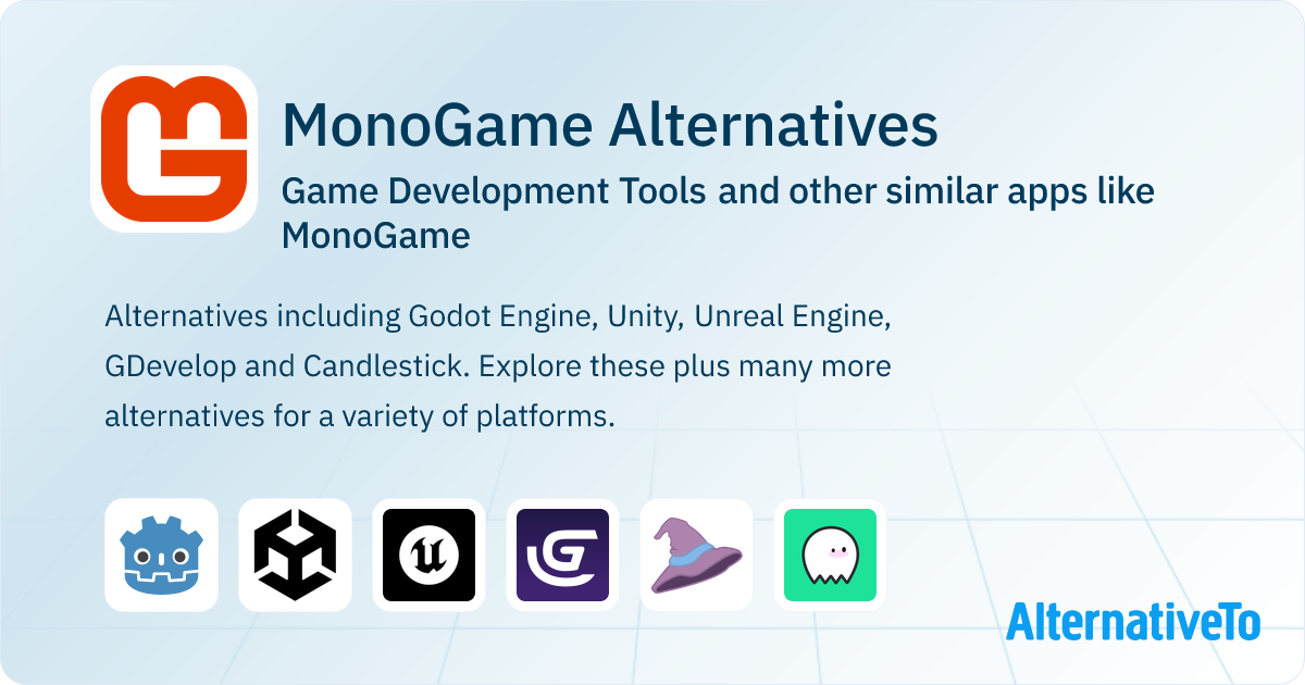 MonoGame Alternatives: Top 12 Game Development Tools & Similar Apps ...