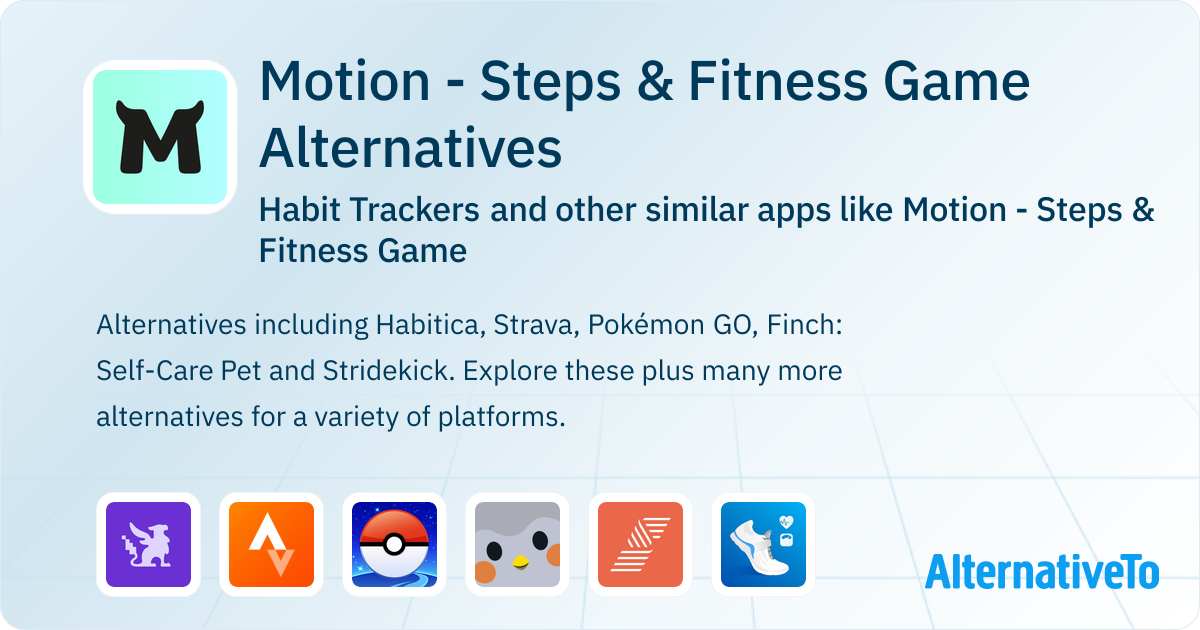 Motion - Steps & Fitness Game Alternatives: Top 6 Habit Trackers ...