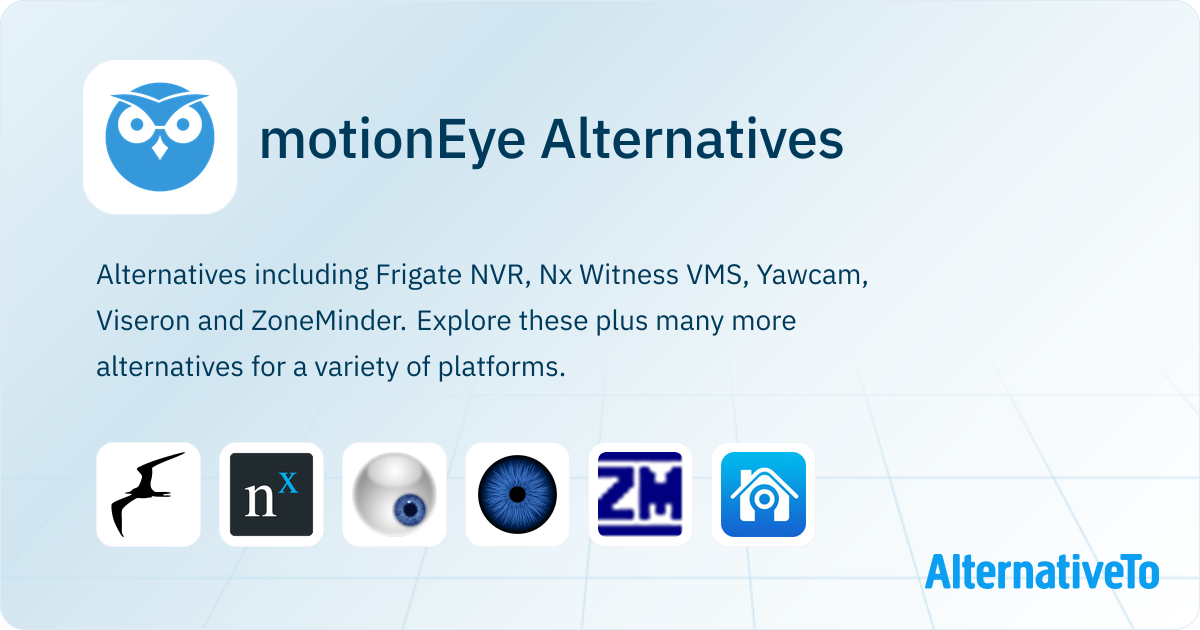 motionEye Alternatives - Explore Similar Apps & Services | AlternativeTo