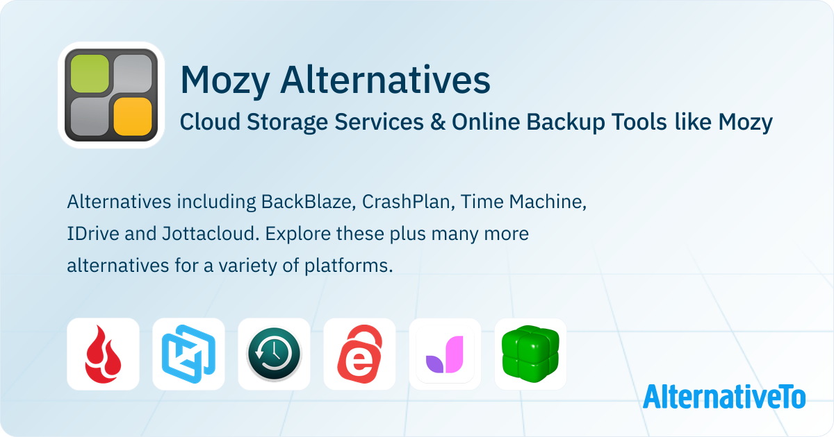 Mozypro Mozy Alternatives: Top 12 Cloud Storage Services | AlternativeTo