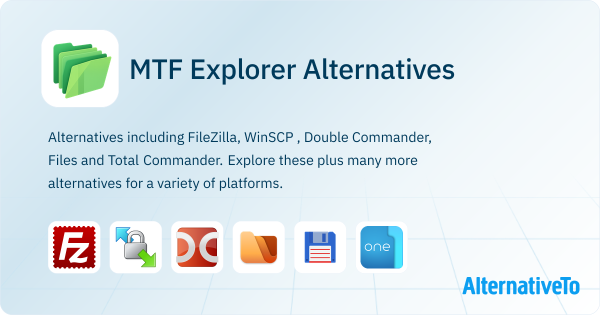 MTF Explorer Alternatives - Explore Similar Software | AlternativeTo